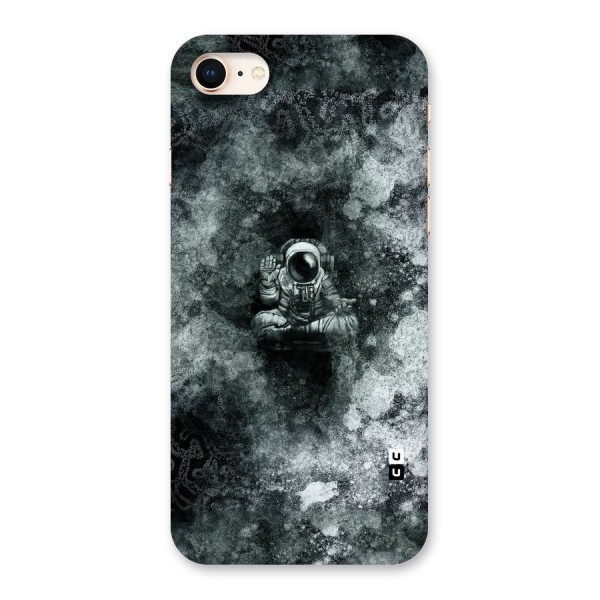 Meditating Spaceman Back Case for iPhone 8