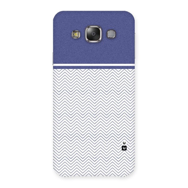 Melange Striped Pattern Back Case for Galaxy E7