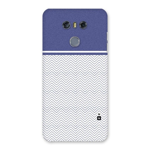 Melange Striped Pattern Back Case for LG G6