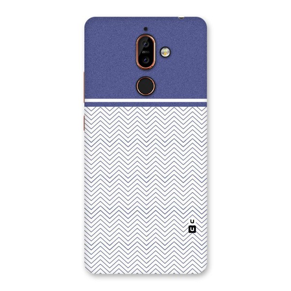 Melange Striped Pattern Back Case for Nokia 7 Plus