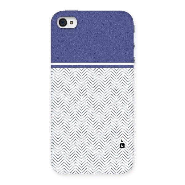 Melange Striped Pattern Back Case for iPhone 4 4s