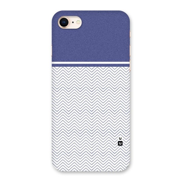 Melange Striped Pattern Back Case for iPhone 8