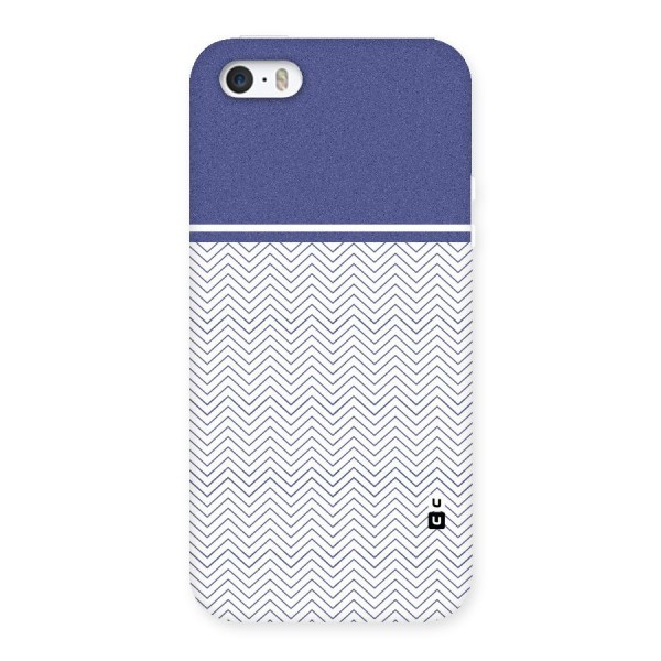 Melange Striped Pattern Back Case for iPhone SE