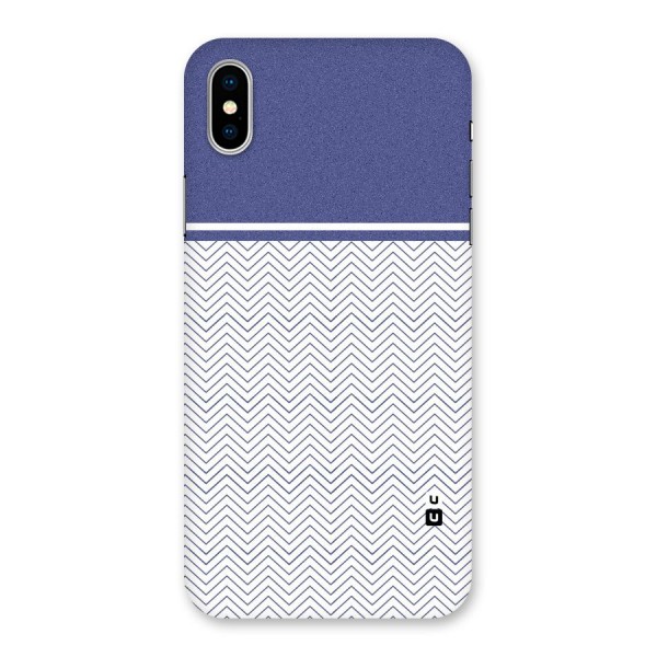 Melange Striped Pattern Back Case for iPhone X
