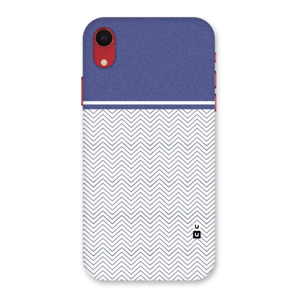 Melange Striped Pattern Back Case for iPhone XR