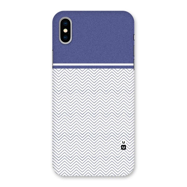 Melange Striped Pattern Back Case for iPhone XS