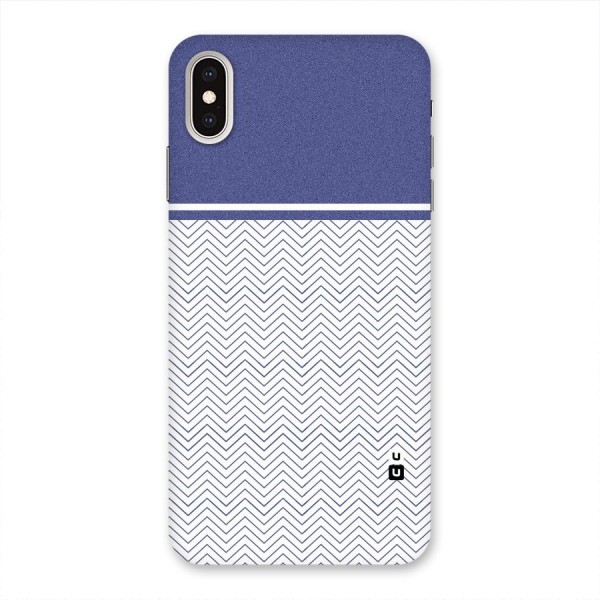 Melange Striped Pattern Back Case for iPhone XS Max