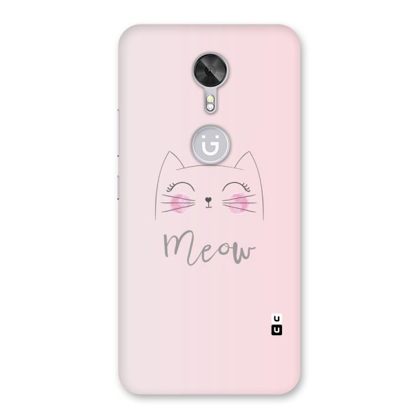 Meow Pink Back Case for Gionee A1