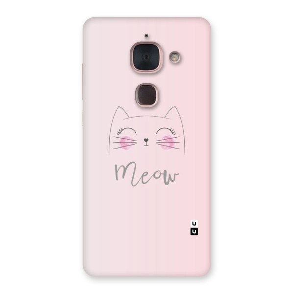 Meow Pink Back Case for Le Max 2