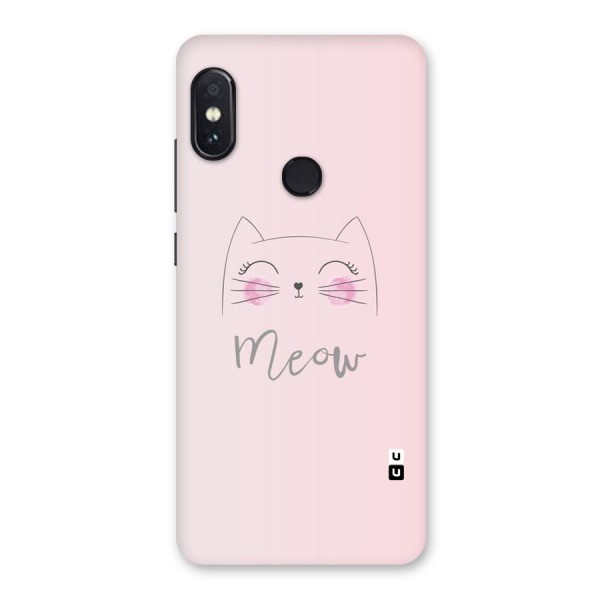 Meow Pink Back Case for Redmi Note 5 Pro