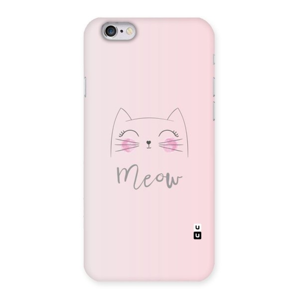 Meow Pink Back Case for iPhone 6 6S