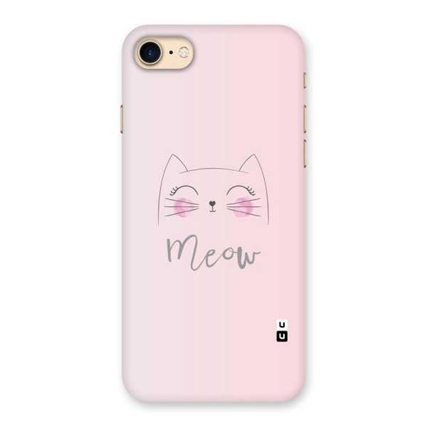 Meow Pink Back Case for iPhone 7
