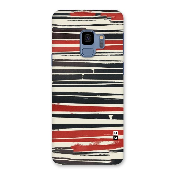 Messy Vintage Stripes Back Case for Galaxy S9