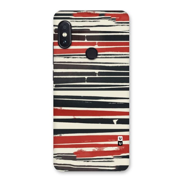 Messy Vintage Stripes Back Case for Redmi Note 5 Pro