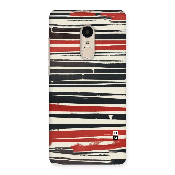 Messy Vintage Stripes Back Case for Xiaomi Redmi Note 4