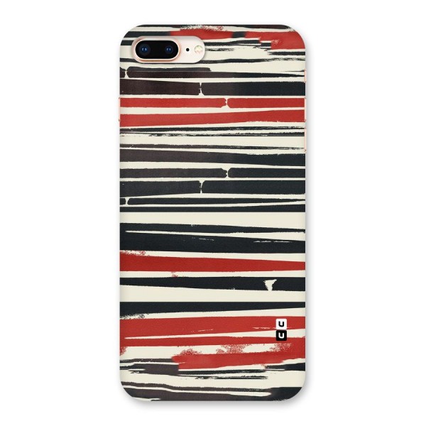 Messy Vintage Stripes Back Case for iPhone 8 Plus