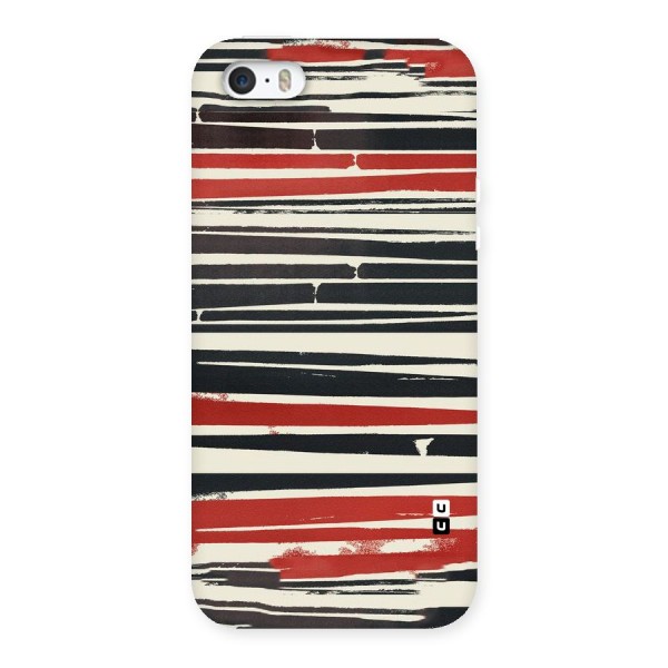 Messy Vintage Stripes Back Case for iPhone SE