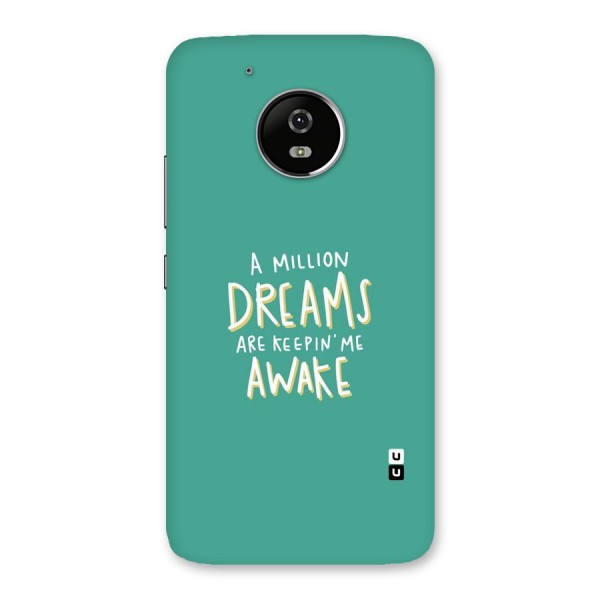 Million Dreams Back Case for Moto G5