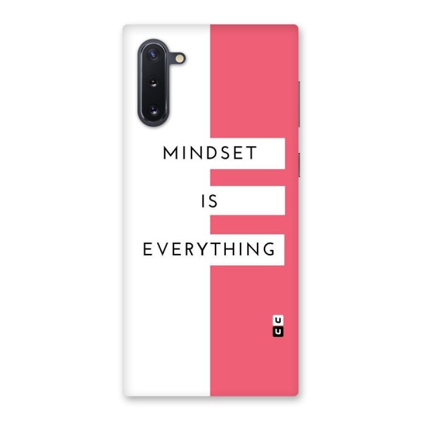 Mindset is Everything Back Case for Galaxy Note 10