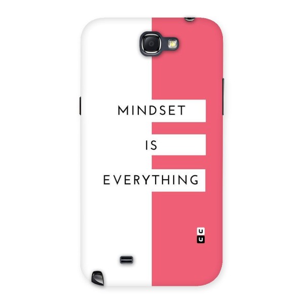 Mindset is Everything Back Case for Galaxy Note 2