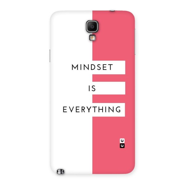 Mindset is Everything Back Case for Galaxy Note 3 Neo