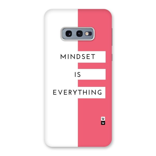 Mindset is Everything Back Case for Galaxy S10e