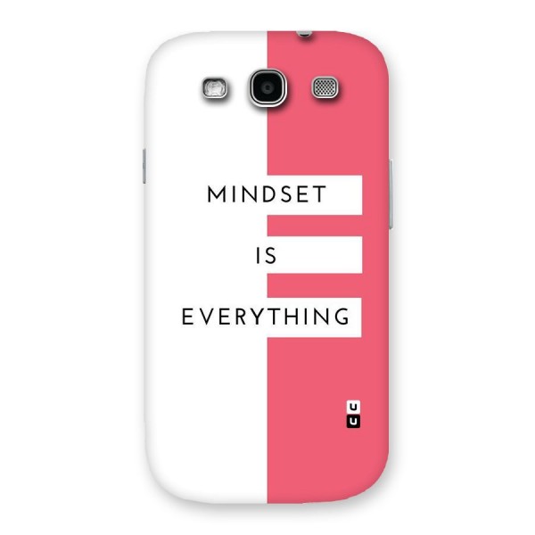 Mindset is Everything Back Case for Galaxy S3