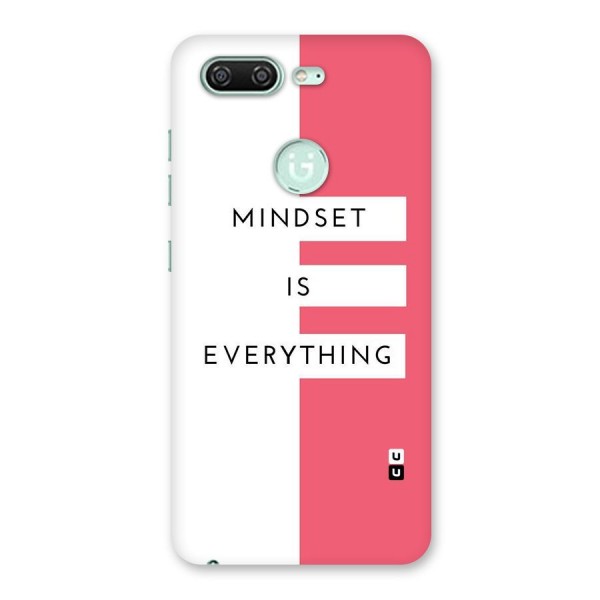Mindset is Everything Back Case for Gionee S10