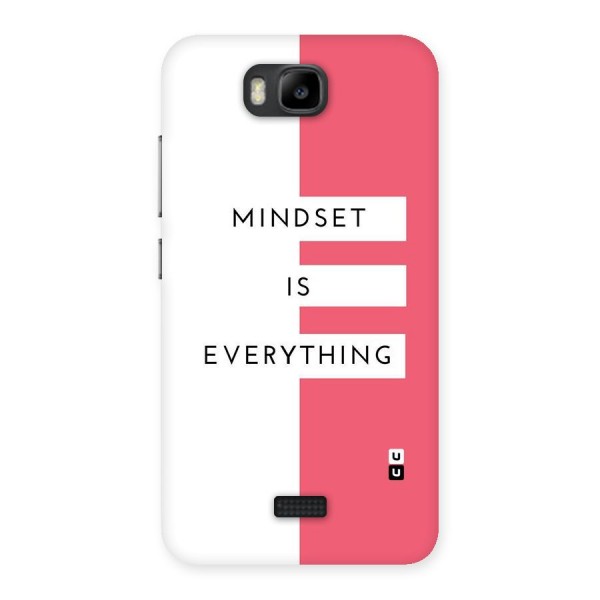 Mindset is Everything Back Case for Honor Bee