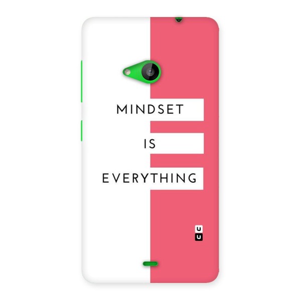 Mindset is Everything Back Case for Lumia 535