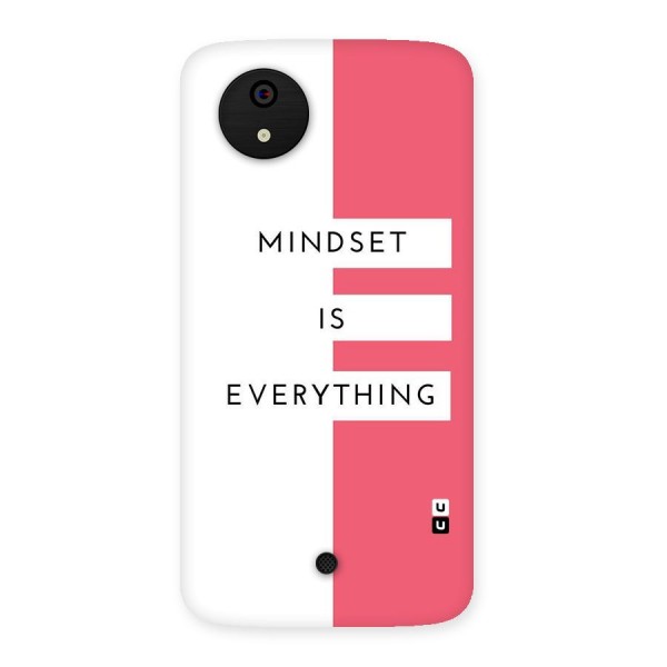Mindset is Everything Back Case for Micromax Canvas A1