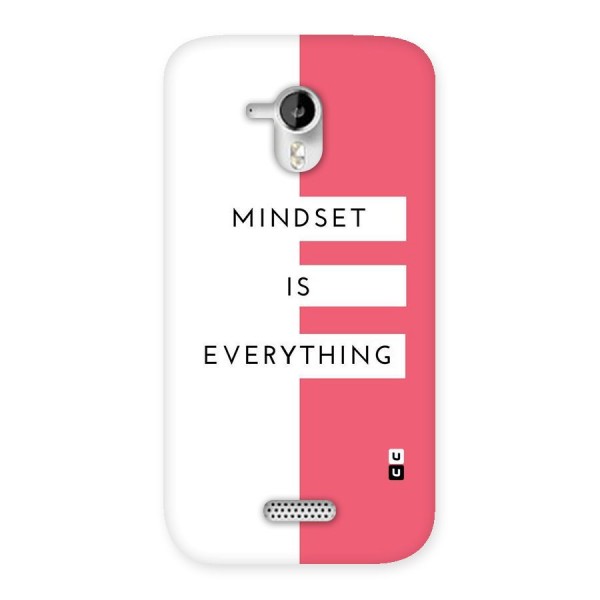 Mindset is Everything Back Case for Micromax Canvas HD A116