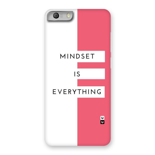Mindset is Everything Back Case for Micromax Canvas Knight 2