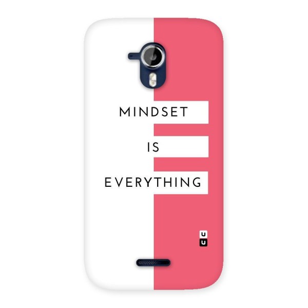 Mindset is Everything Back Case for Micromax Canvas Magnus A117