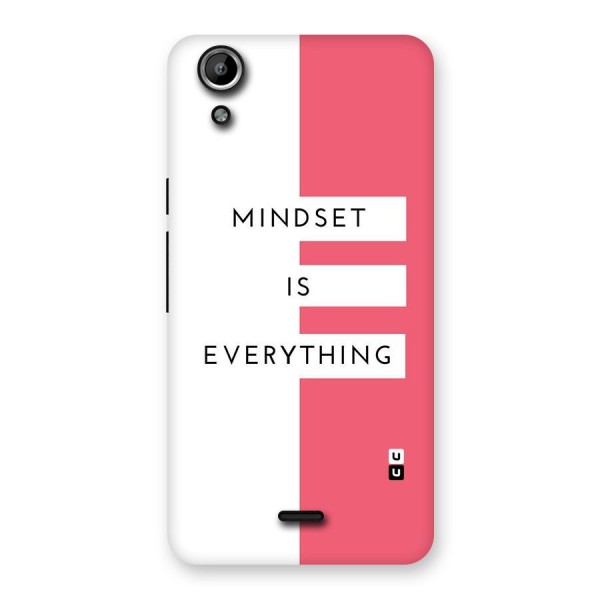 Mindset is Everything Back Case for Micromax Canvas Selfie Lens Q345