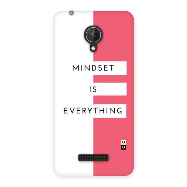 Mindset is Everything Back Case for Micromax Canvas Spark Q380