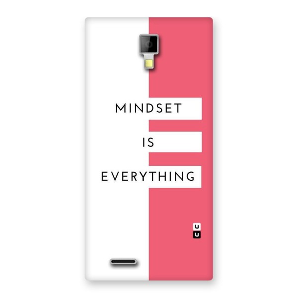 Mindset is Everything Back Case for Micromax Canvas Xpress A99