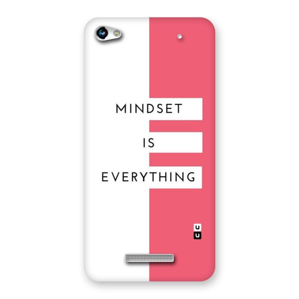 Mindset is Everything Back Case for Micromax Hue 2