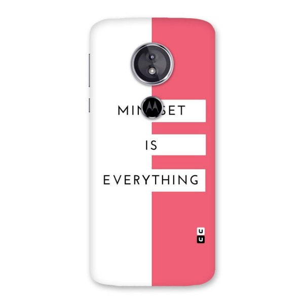 Mindset is Everything Back Case for Moto E5