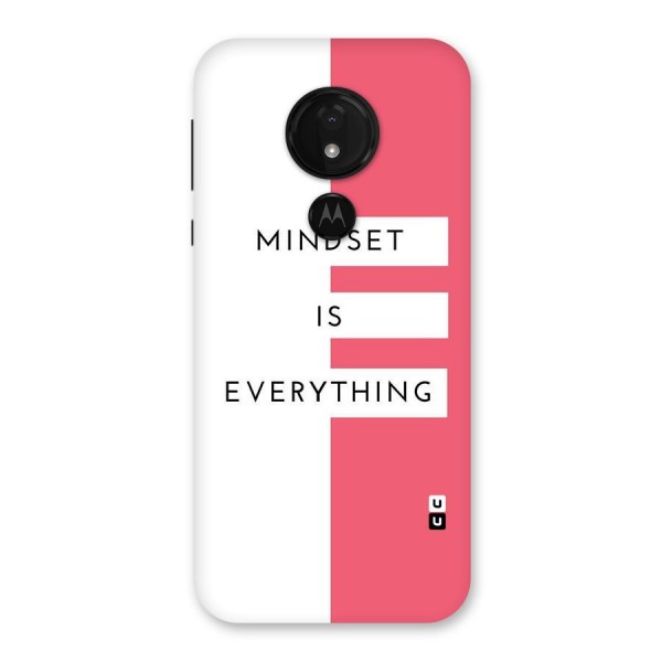 Mindset is Everything Back Case for Moto G7 Power