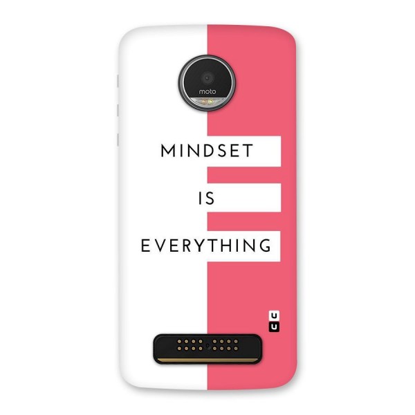 Mindset is Everything Back Case for Moto Z Play