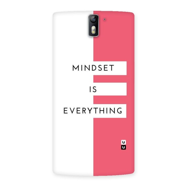 Mindset is Everything Back Case for One Plus One