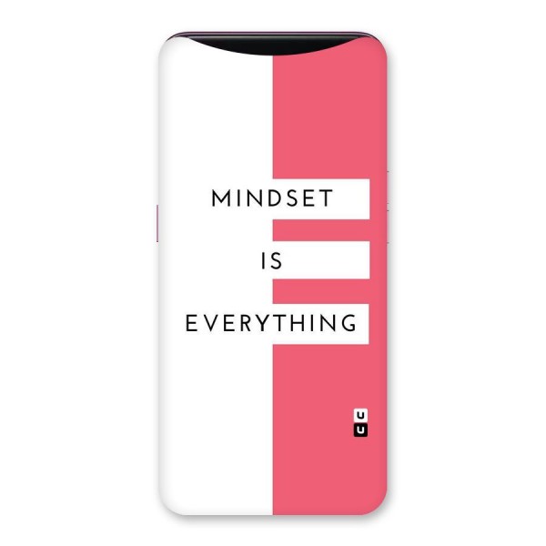Mindset is Everything Back Case for Oppo Find X