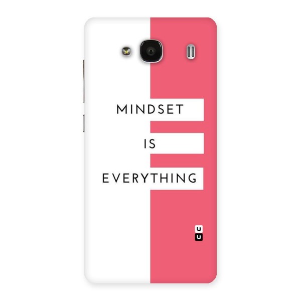 Mindset is Everything Back Case for Redmi 2
