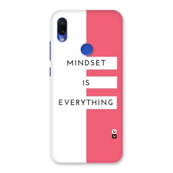 Mindset is Everything Back Case for Redmi Note 7S