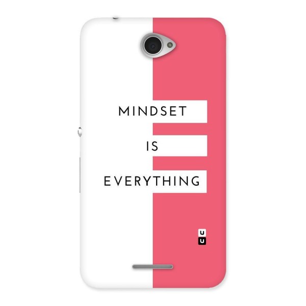 Mindset is Everything Back Case for Sony Xperia E4