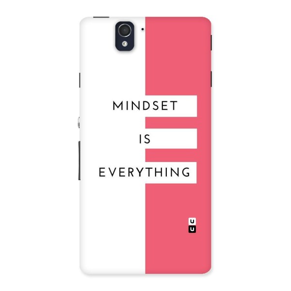 Mindset is Everything Back Case for Sony Xperia Z
