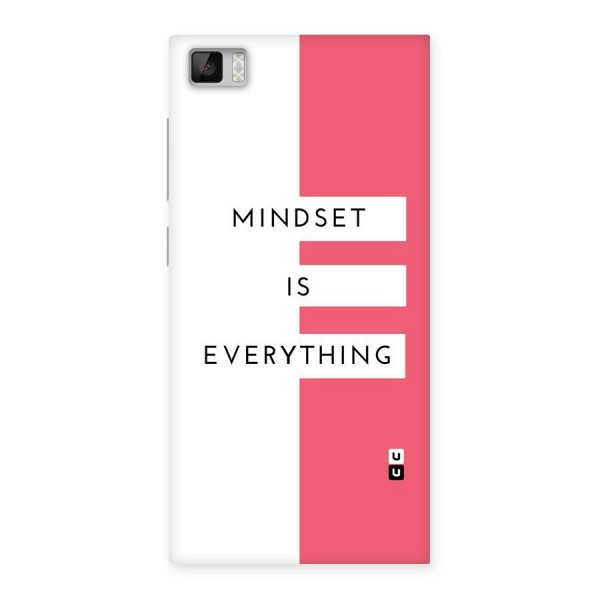 Mindset is Everything Back Case for Xiaomi Mi3