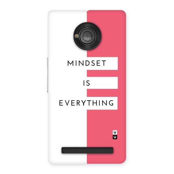 Mindset is Everything Back Case for Yu Yunique