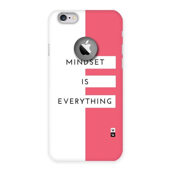 Mindset is Everything Back Case for iPhone 6 Logo Cut